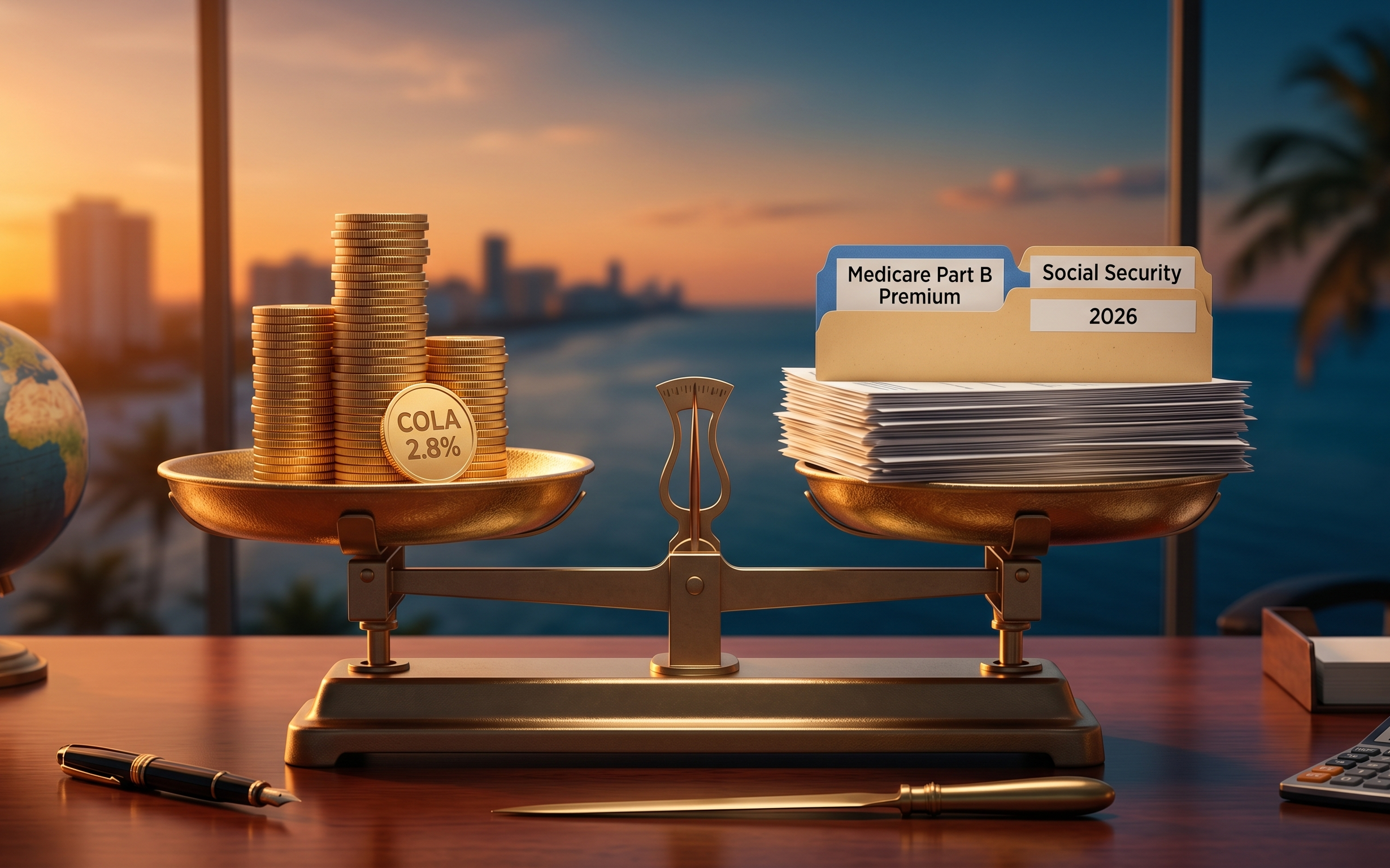 Balance entre COLA 2026 y primas de Medicare