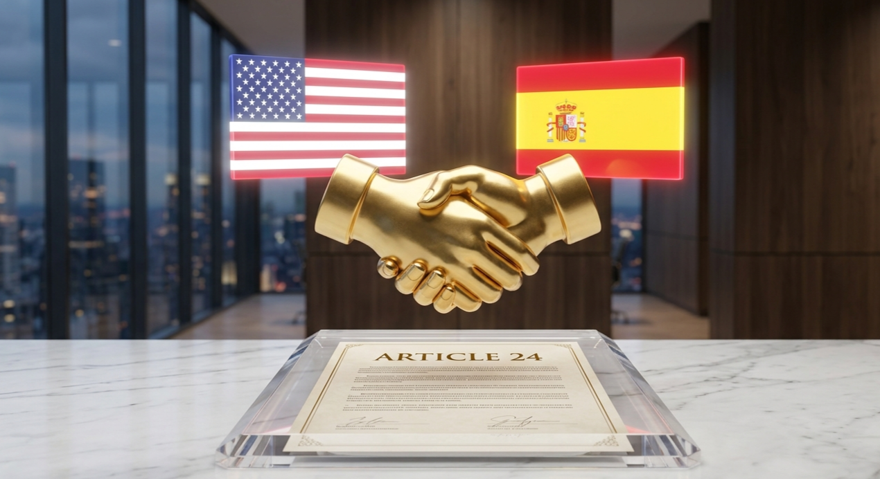 Aplicación del convenio en la tributacion 401k en españa 2026